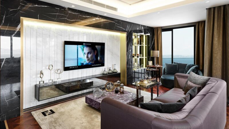 Huge complex at elite sea coastal side of Istanbul