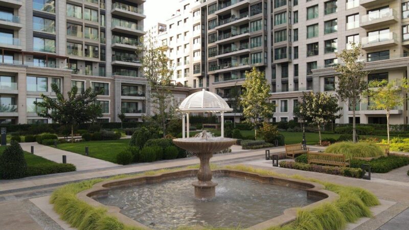 Huge complex at elite sea coastal side of Istanbul