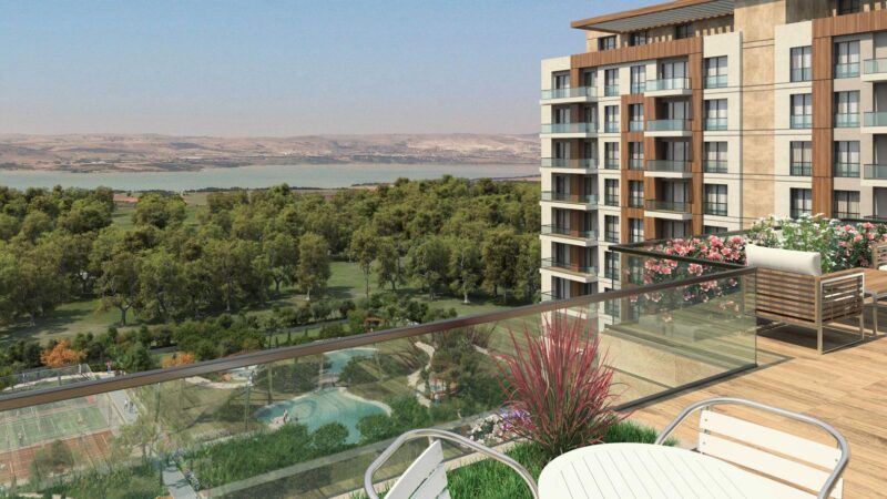 Lake view apartments in Istanbul Buyukcekmece