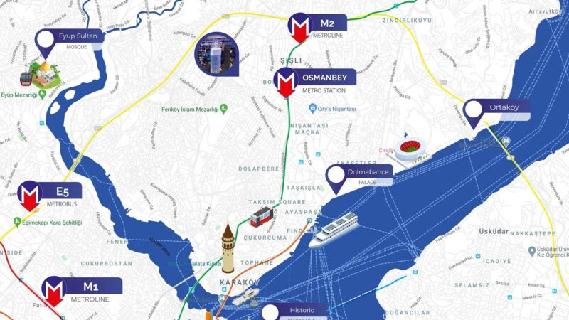 Luxury Sisli apartment with Bosphorus views