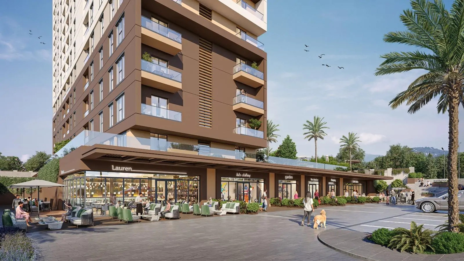 Commercial units render