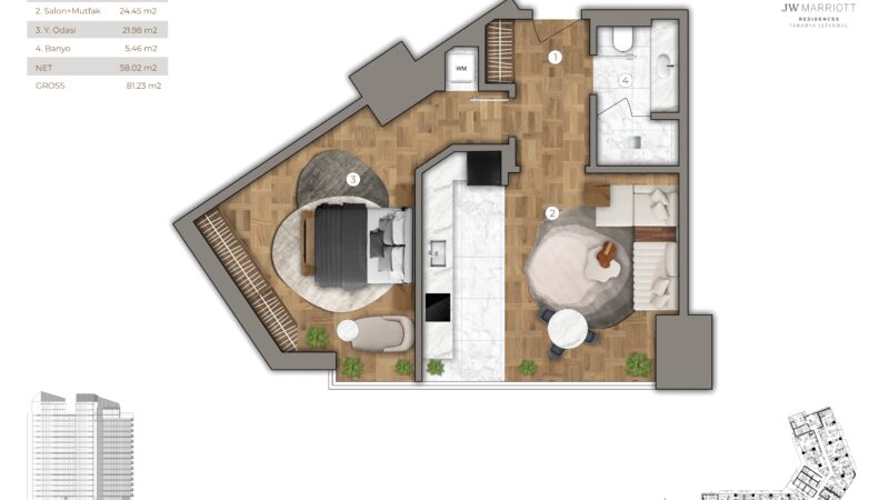 Marriot branded residence in elite Sariyer