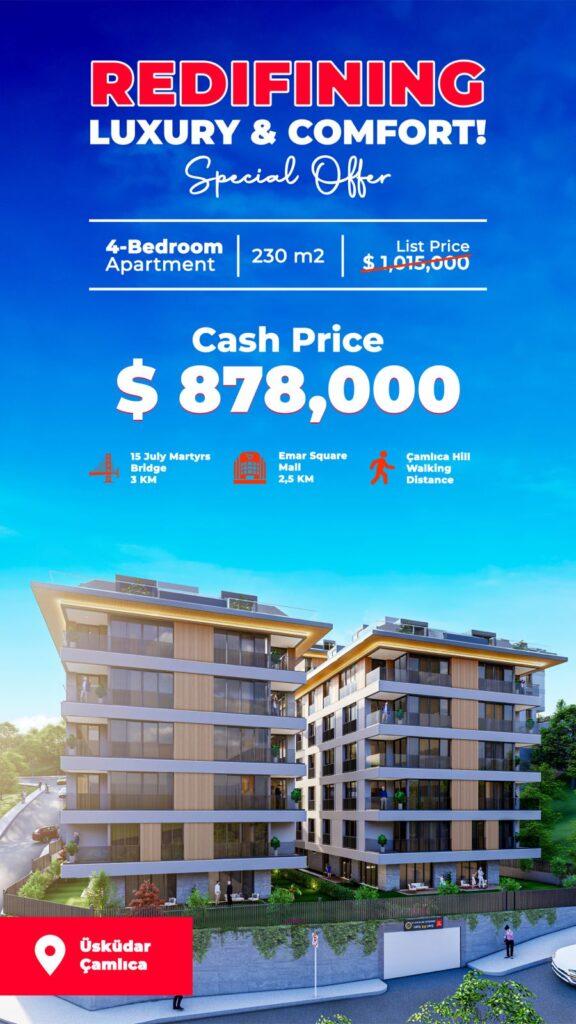 Calimca 4 bed apartment special offer