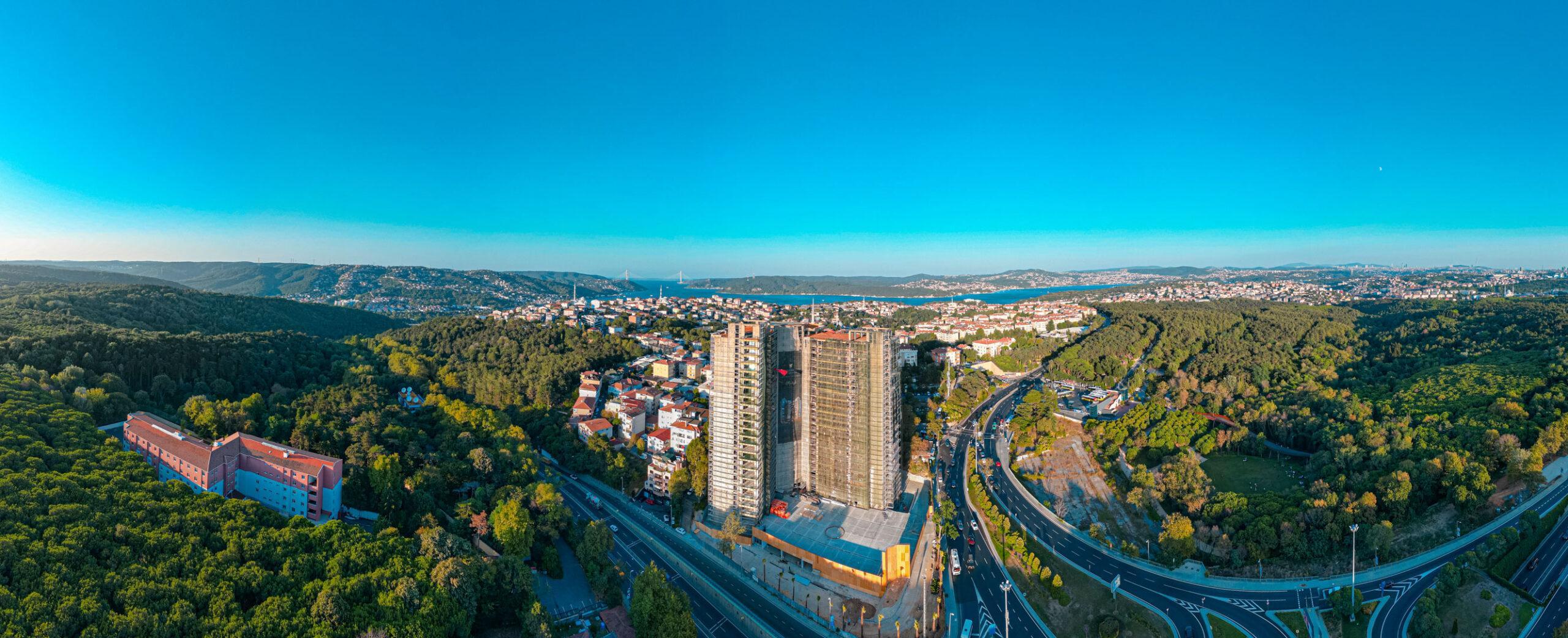 Incredible Bosphorus views from Marriot branded residence in Sariyer