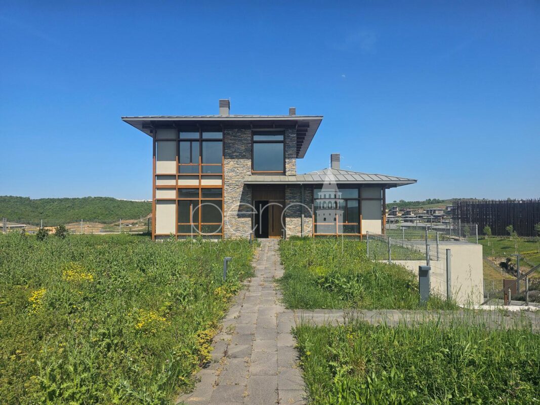 Large three story villa with a large garden