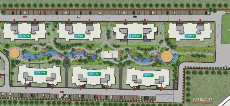 Family Residential Apartments in Atakent