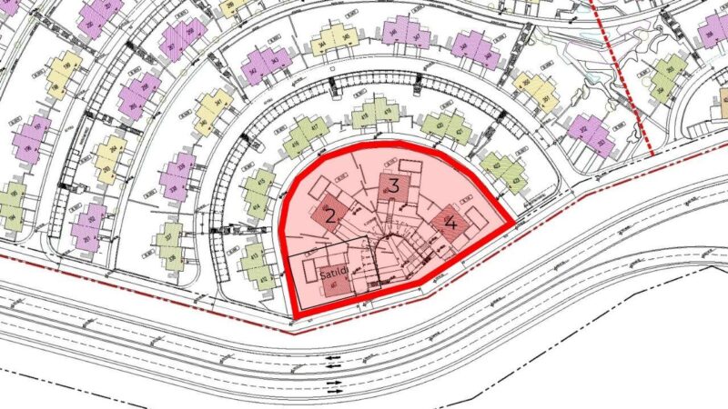 Close up of the Location within the compound