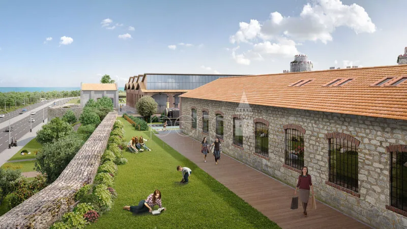 Historic Istanbul peninsula complex with full sea views