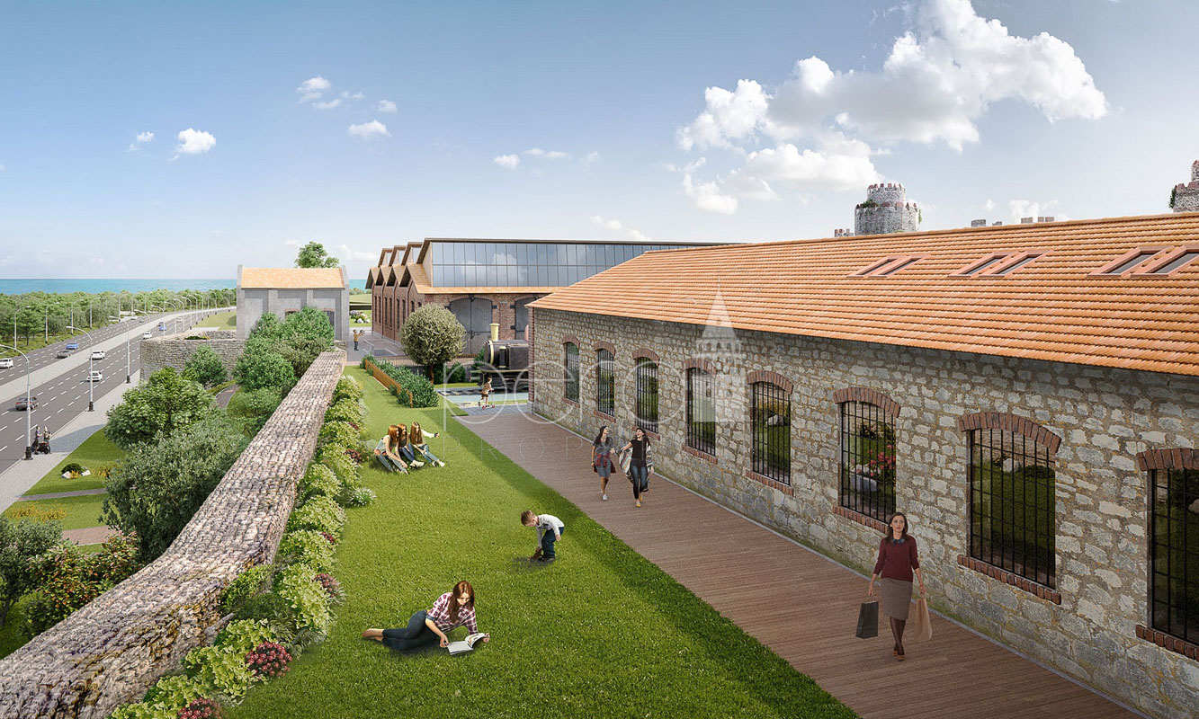 Historic Istanbul peninsula complex with full sea views