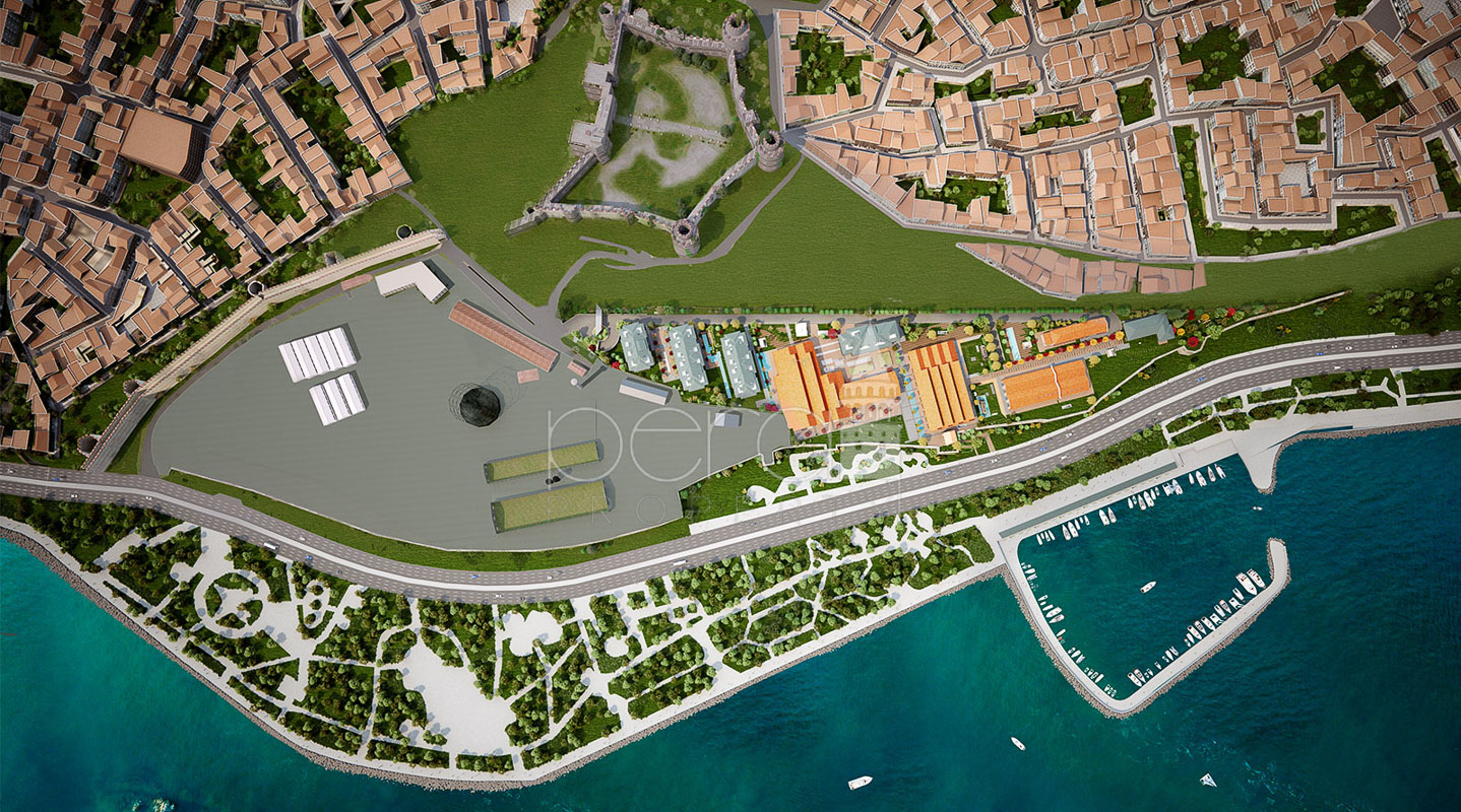 Historic Istanbul peninsula complex with full sea views