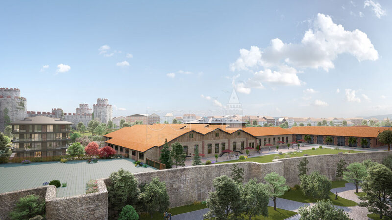 Historic Istanbul peninsula complex with full sea views