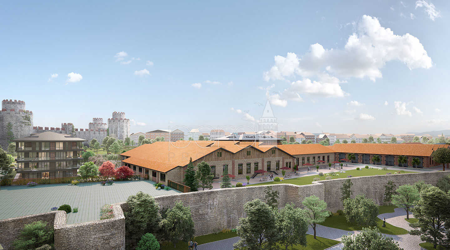 Historic Istanbul peninsula complex with full sea views