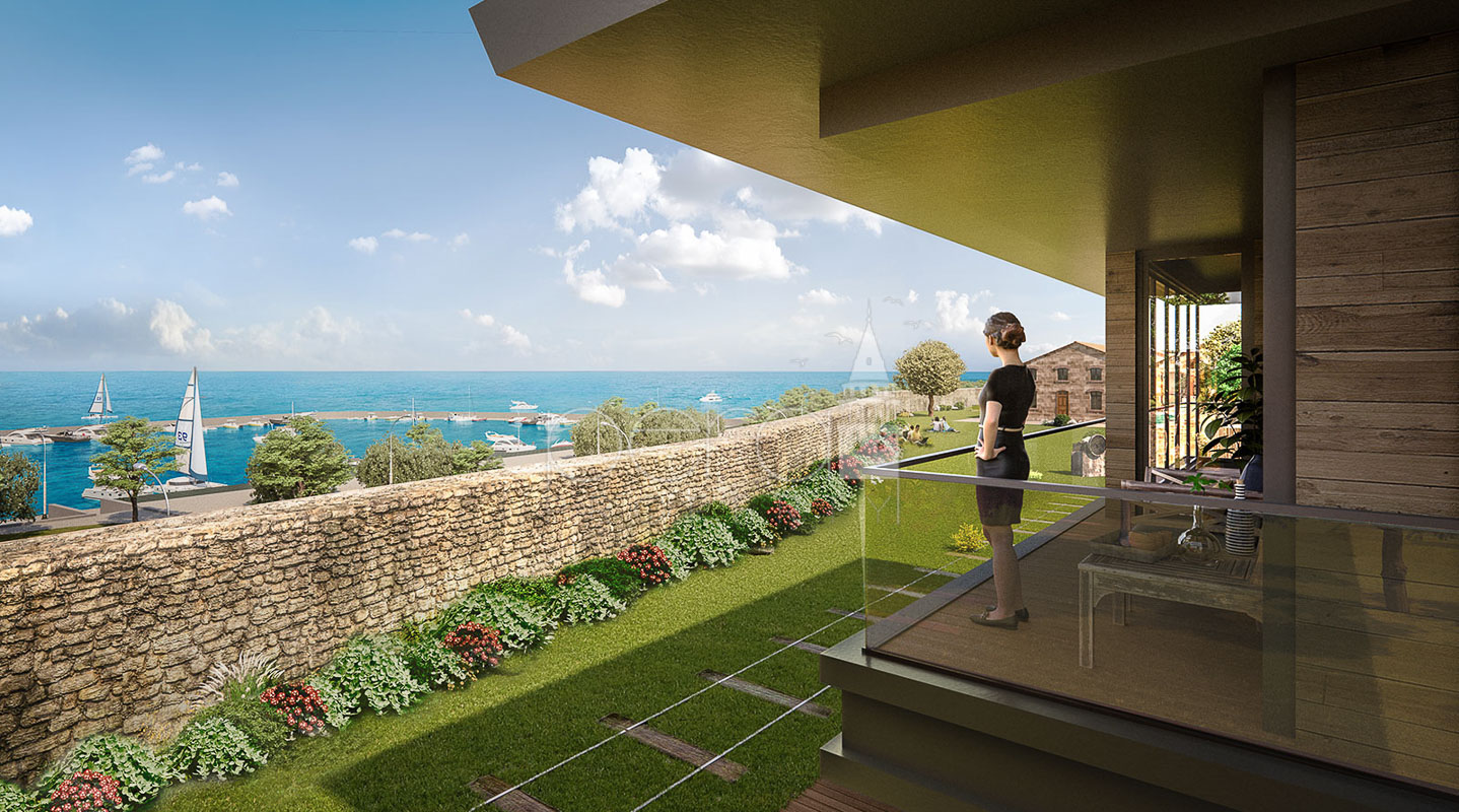 Historic Istanbul peninsula complex with full sea views