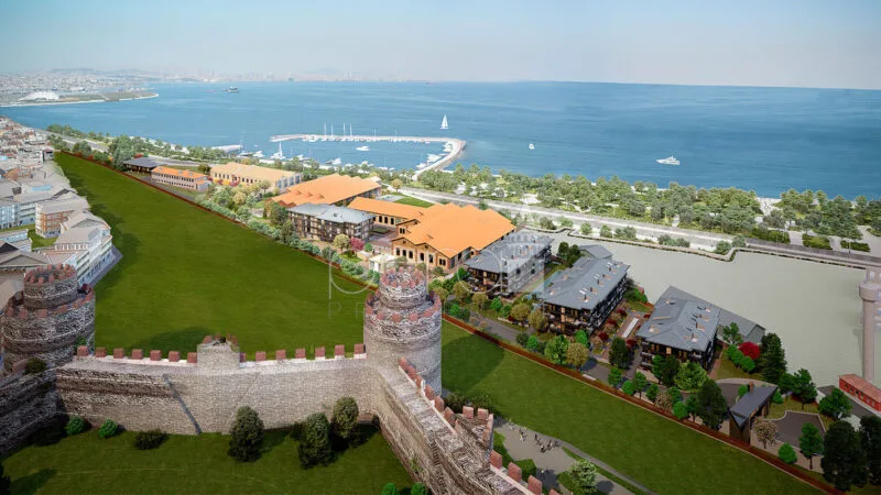 Historic Istanbul peninsula complex with full sea views