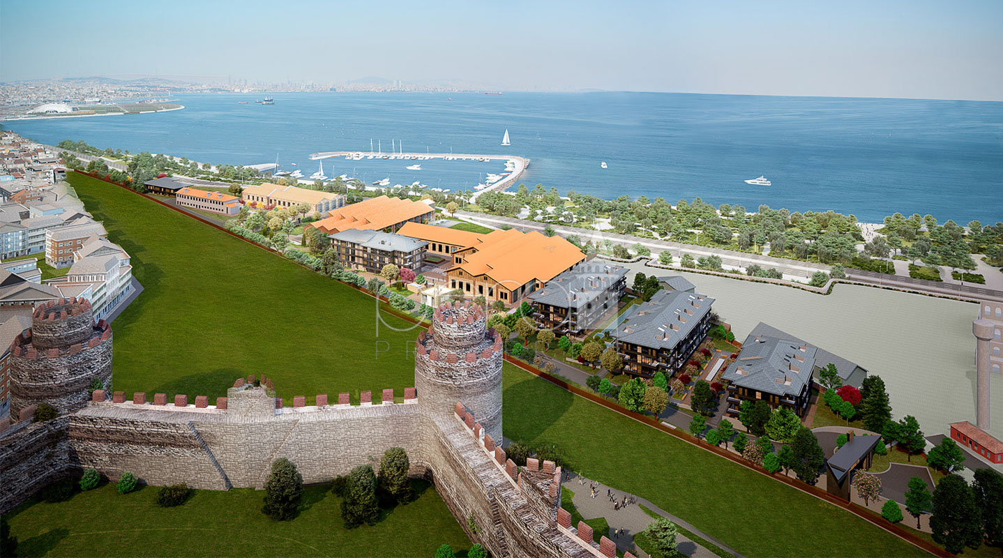 Historic Istanbul peninsula complex with full sea views