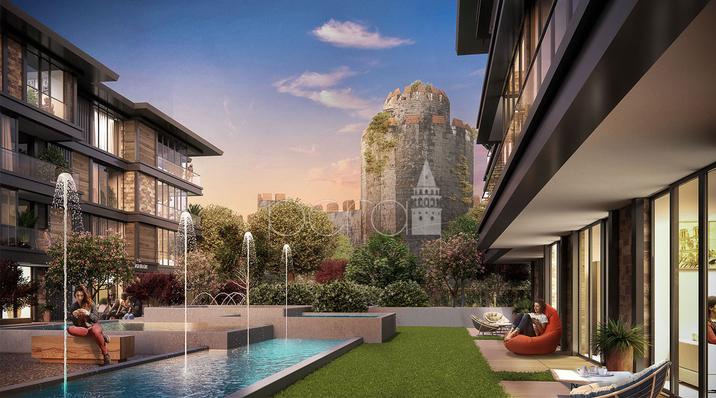 Historic Istanbul peninsula complex with full sea views