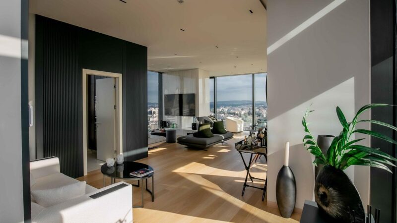 Luxurious skyscraper apartments in Besiktas