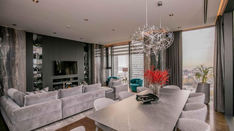 Luxurious skyscraper apartments in Besiktas