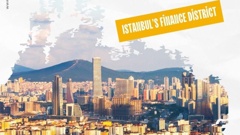 A view over the skyscrapers of Atasehir