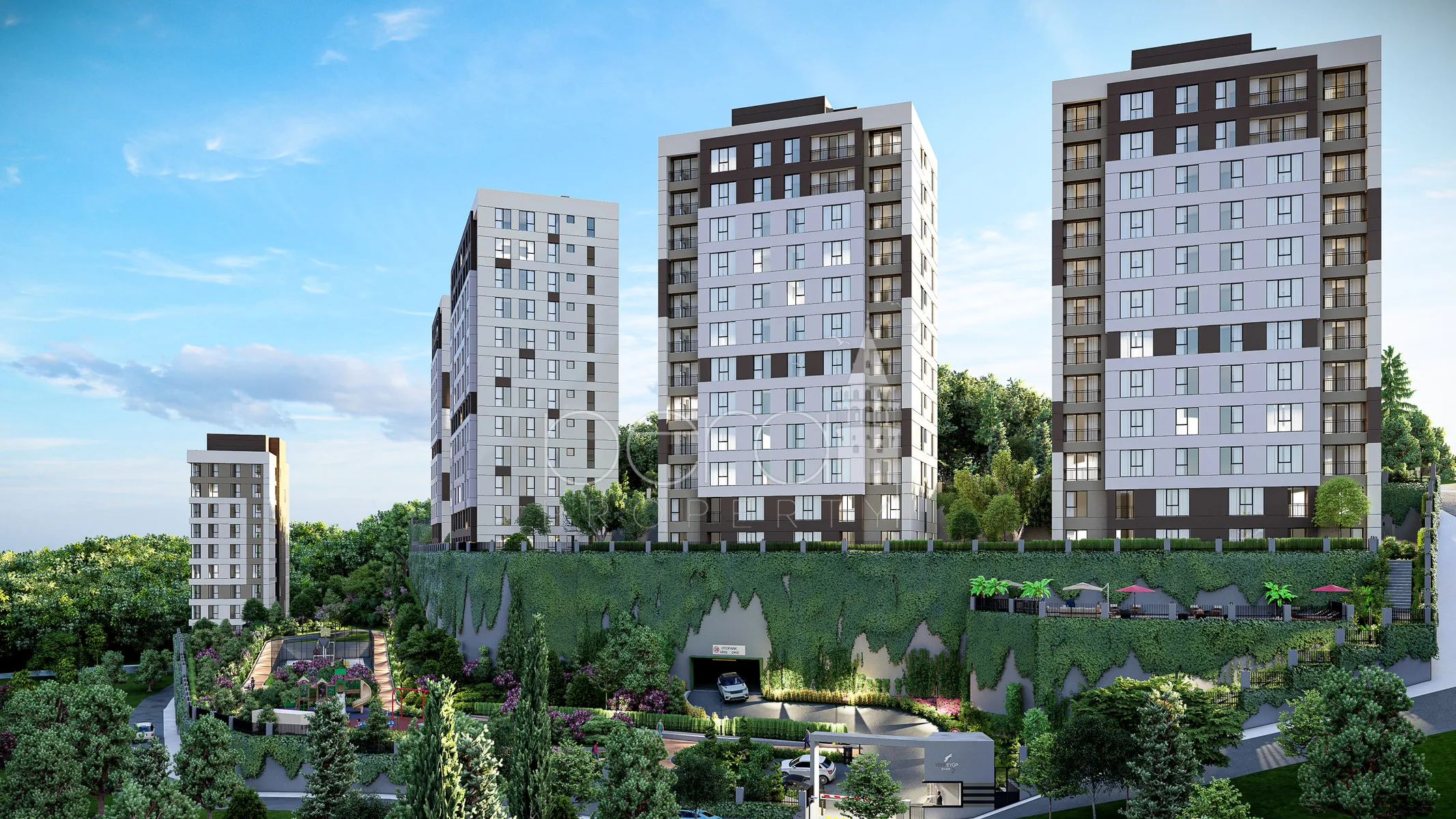 Investment apartments in Eyup, near the metro