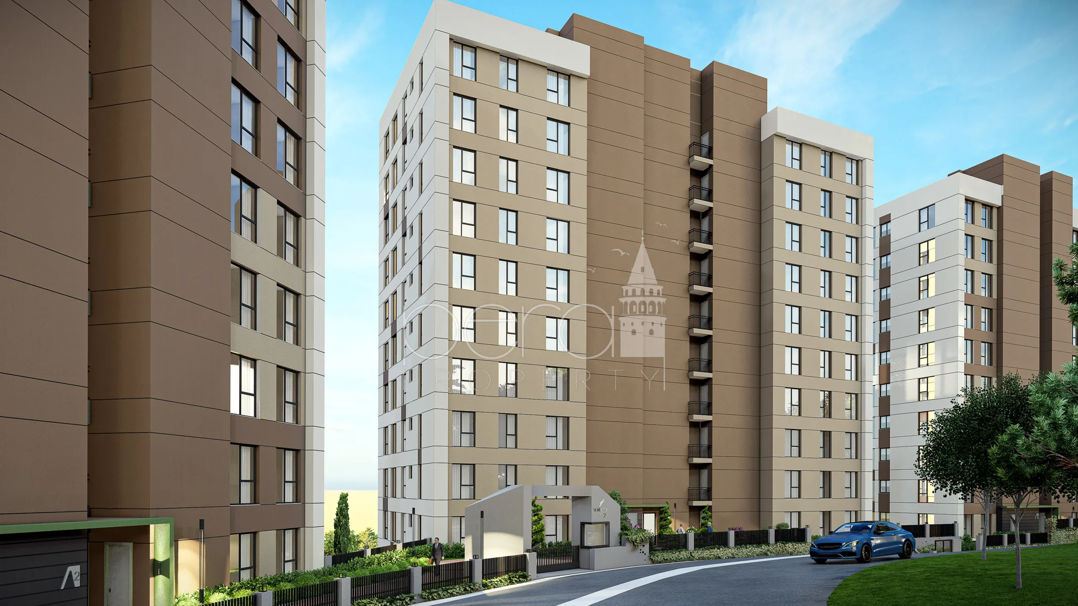 Investment apartments in Eyup, near the metro
