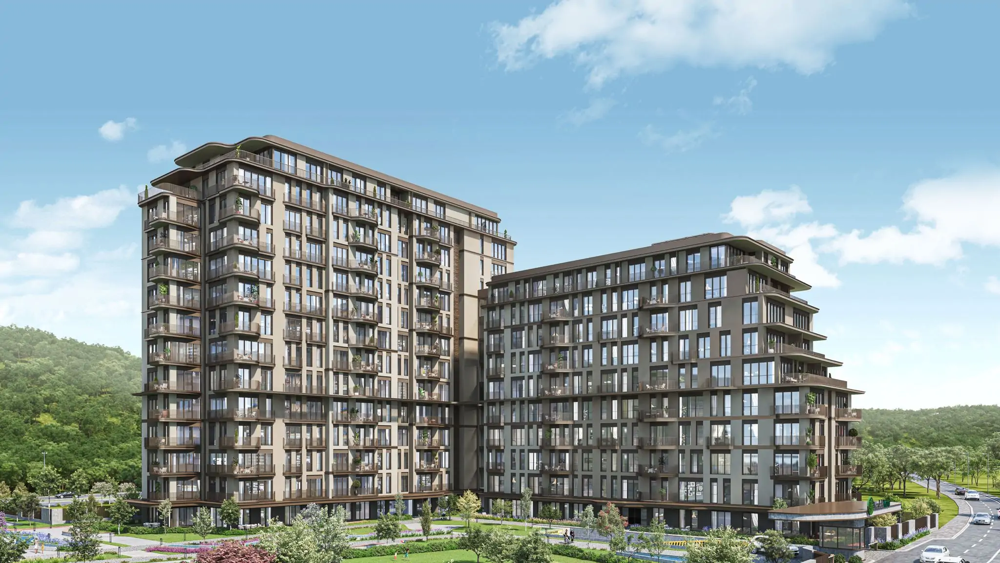 Luxury Forest-View Residences in Maslak