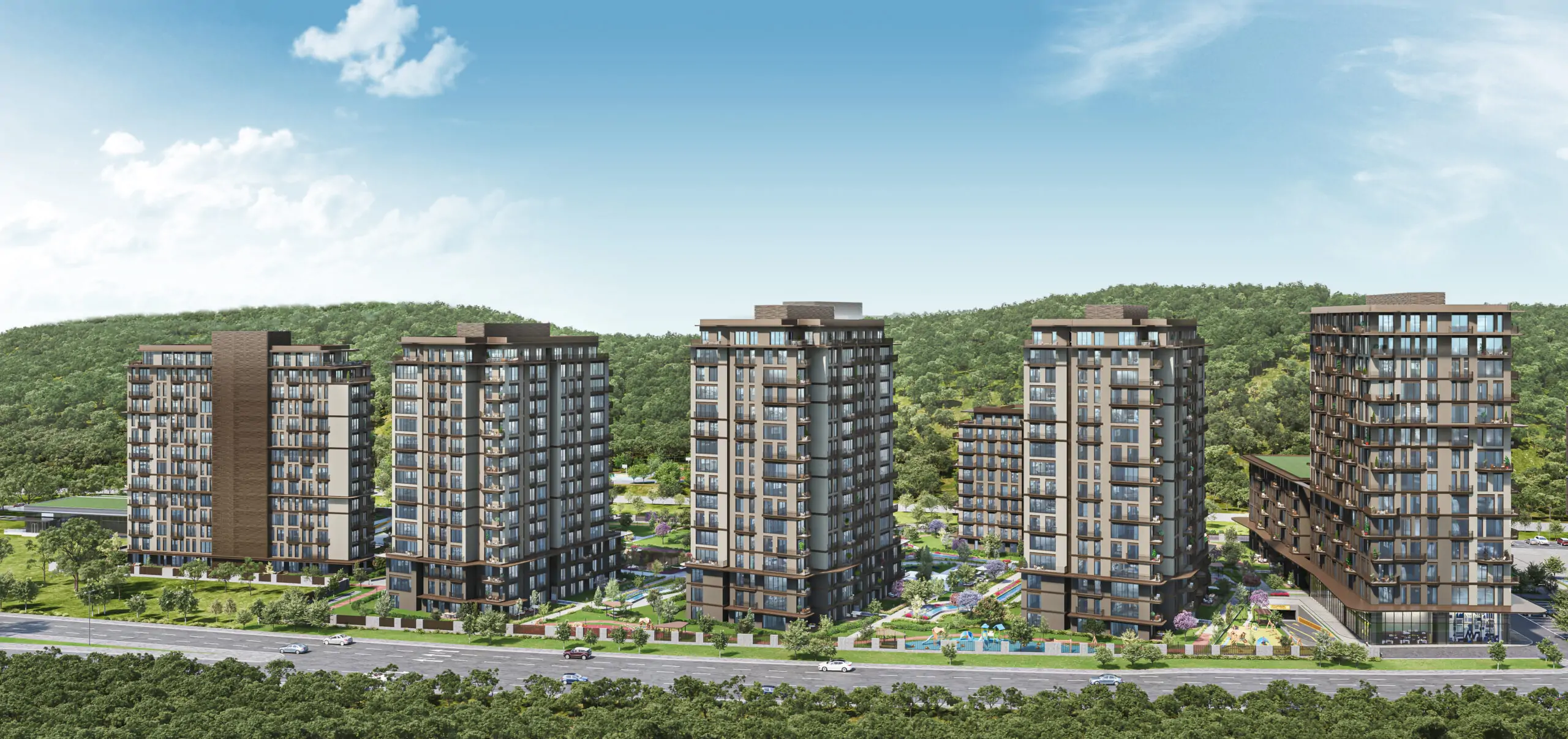 Luxury Forest-View Residences in Maslak