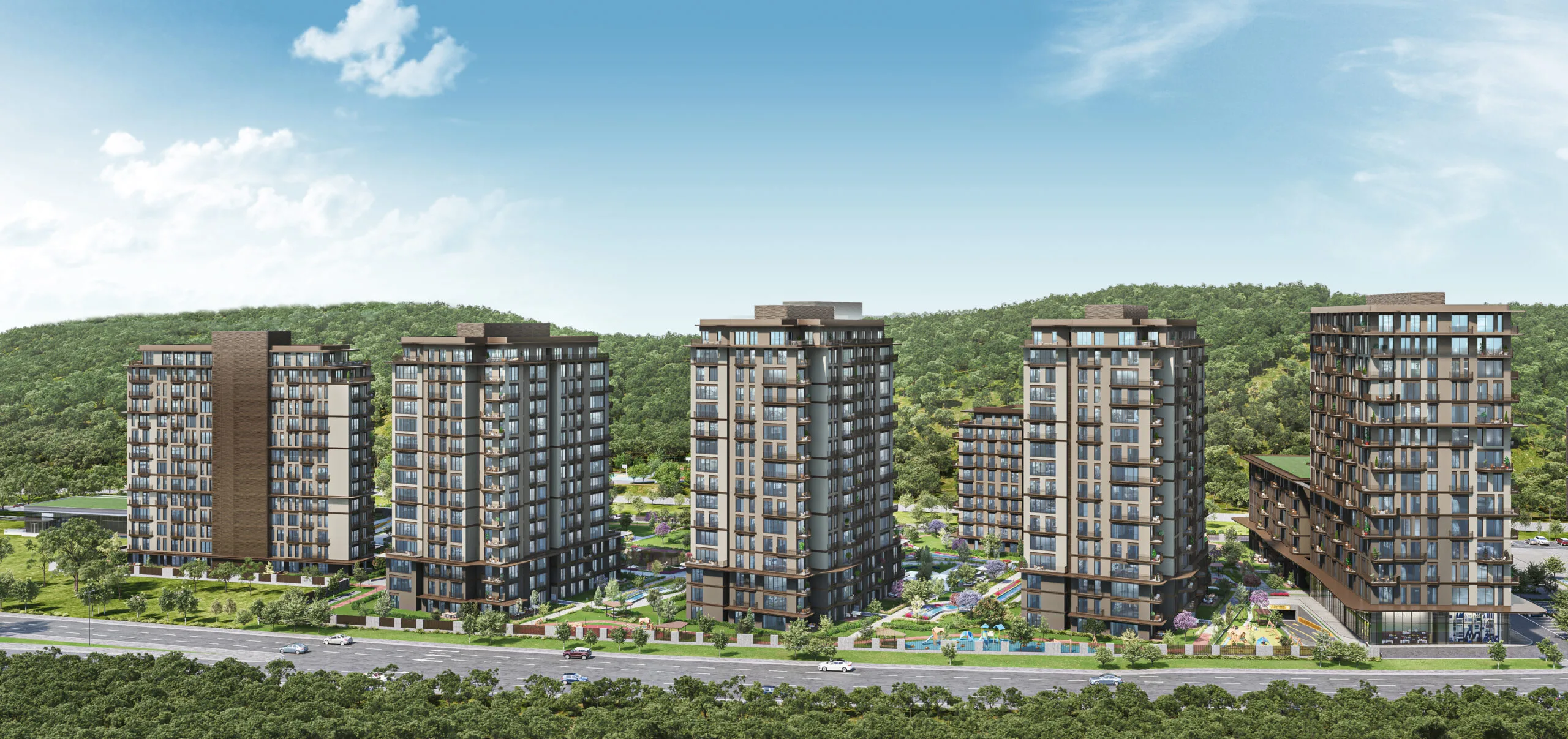 Luxury Forest-View Residences in Maslak