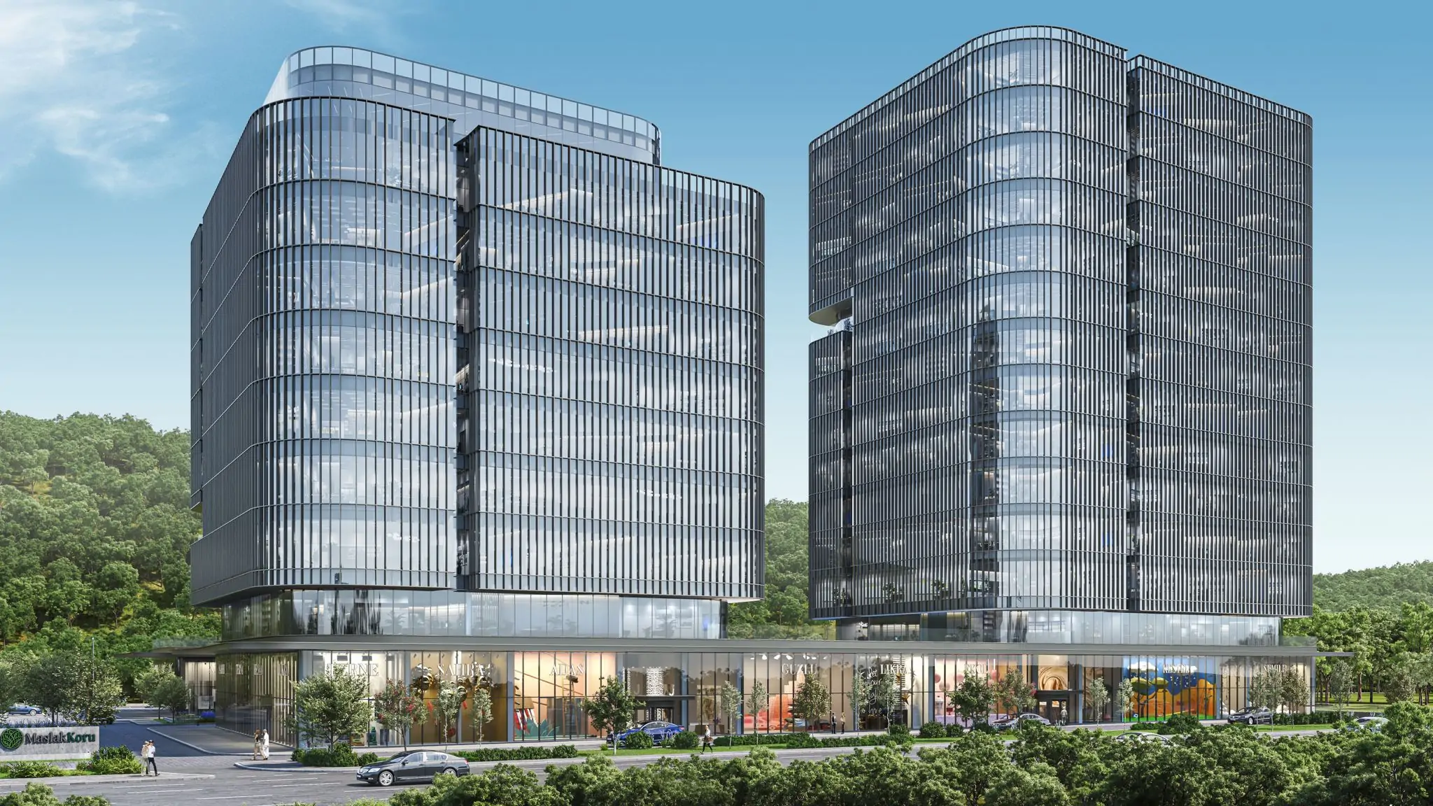 Luxury Forest-View Residences in Maslak