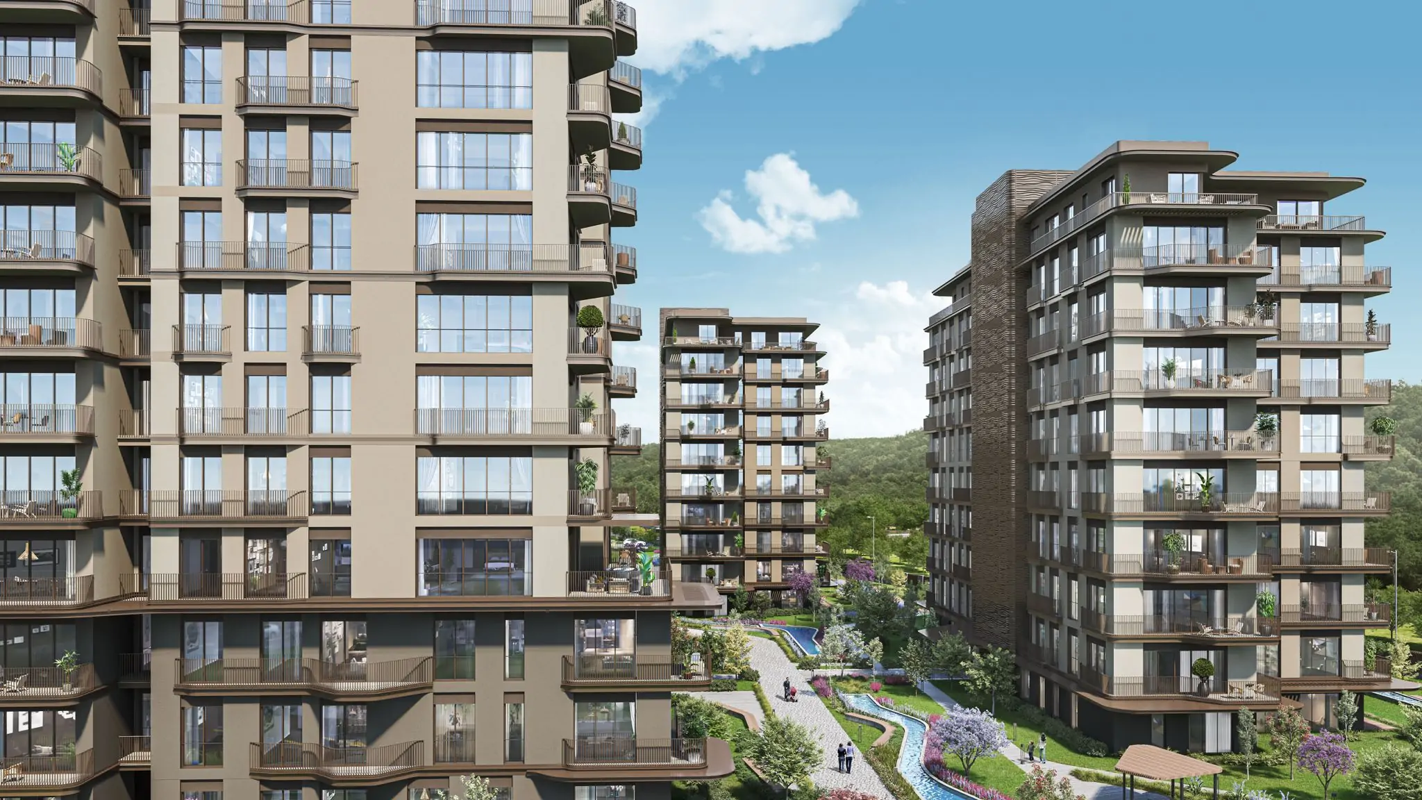 Luxury Forest-View Residences in Maslak