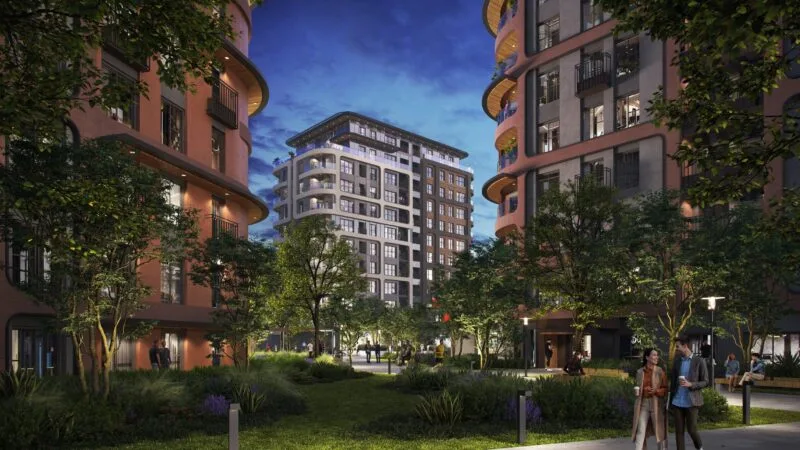 Modern Waterfront Residences on a huge Golden Horn Campus