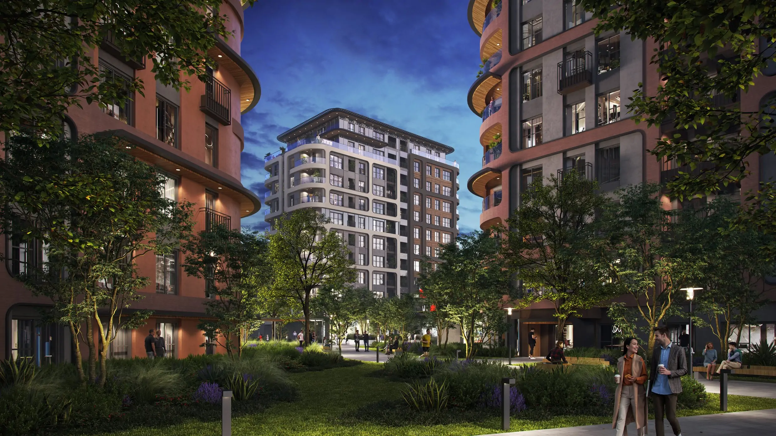 Modern Waterfront Residences on a huge Golden Horn Campus