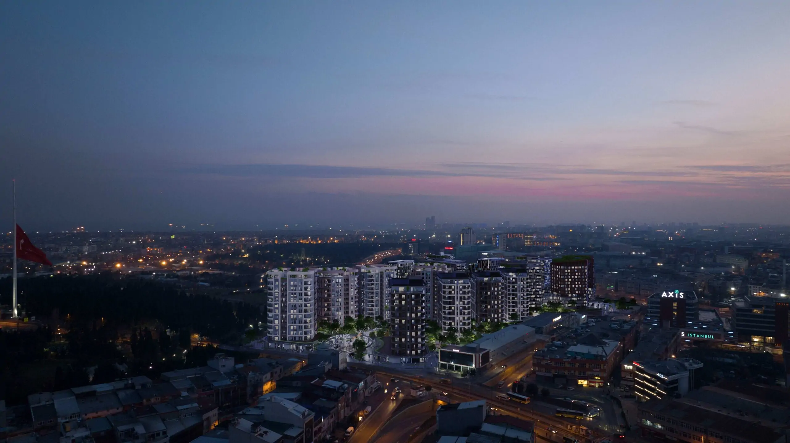 Modern Waterfront Residences on a huge Golden Horn Campus