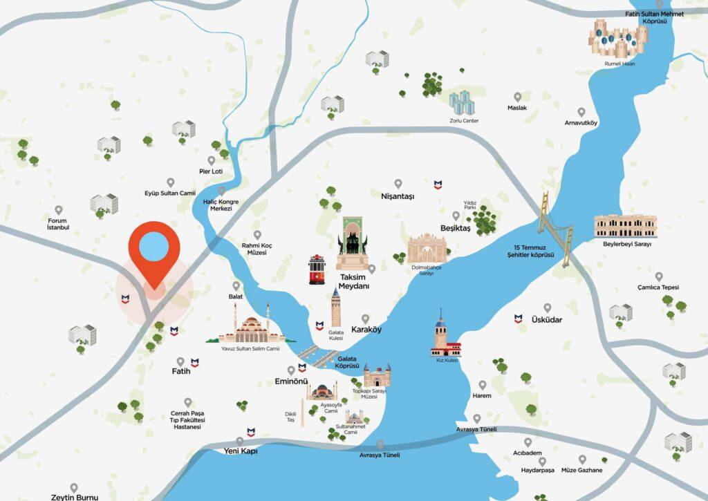 Modern Waterfront Residences on a huge Golden Horn Campus