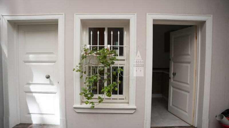 A close up of the exterior of the historic building