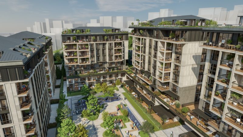 历史悠久的 Besiktas 地标性住宅区