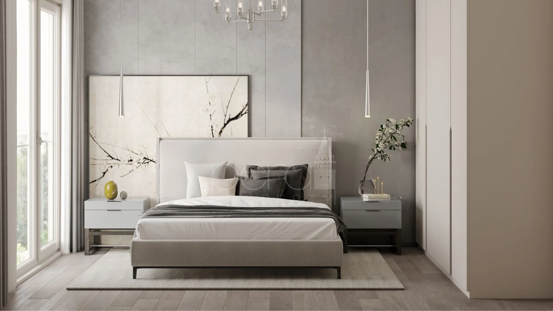 An apartment compound walking distance to the metro in G.Pasa