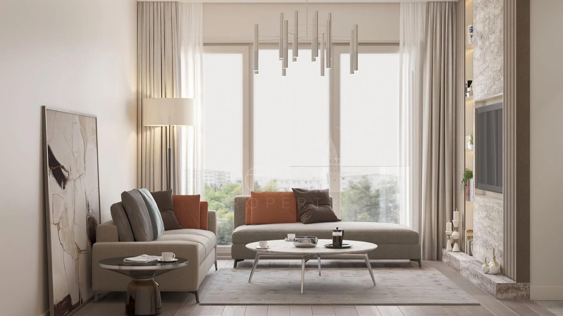 An apartment compound walking distance to the metro in G.Pasa