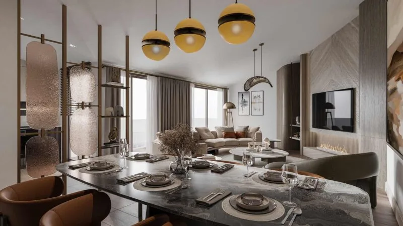 Luxury apartments in elite Etiler