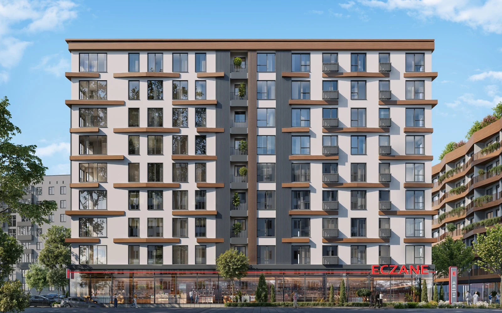 Practical apartments near the lake of Kucukcekmece