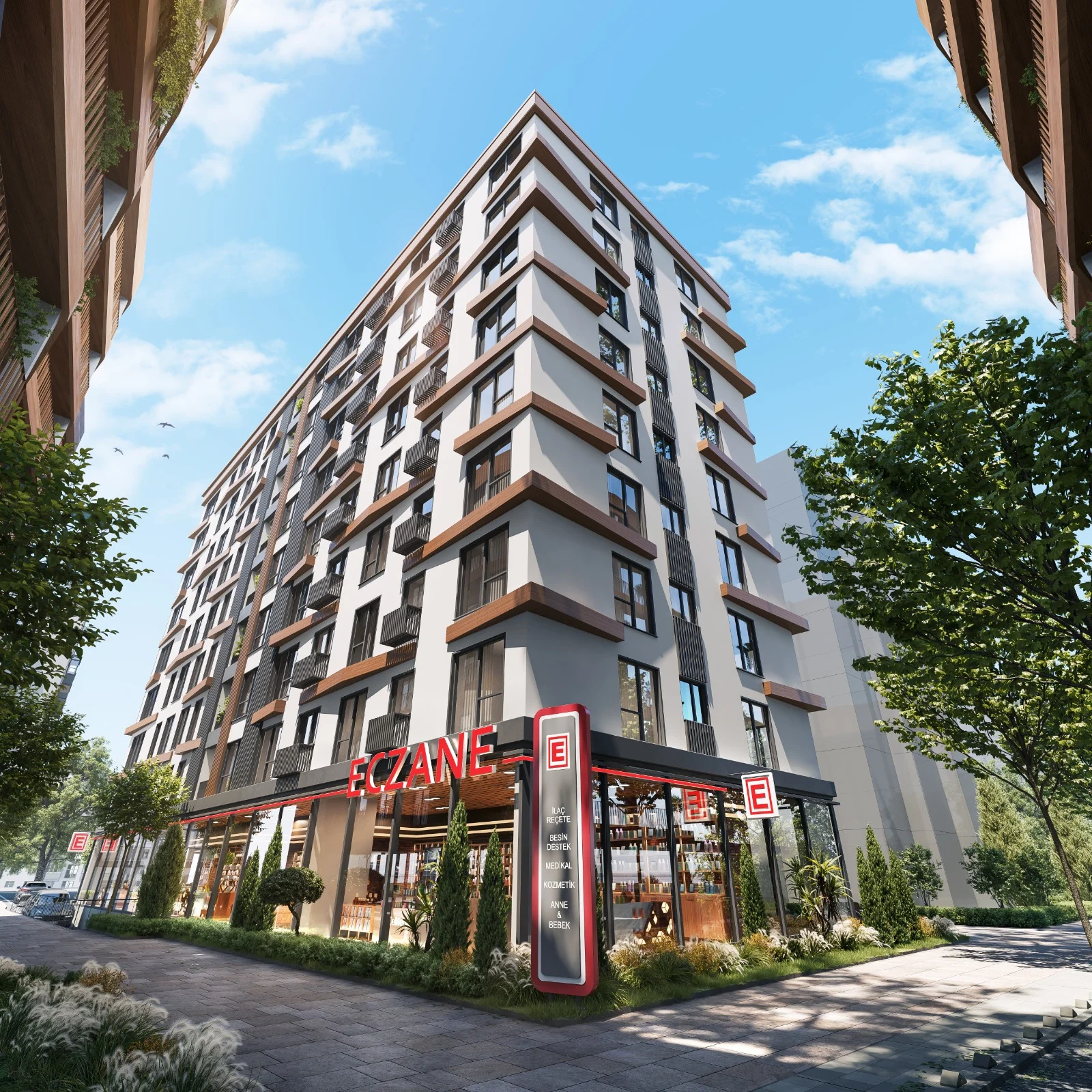 Practical apartments near the lake of Kucukcekmece