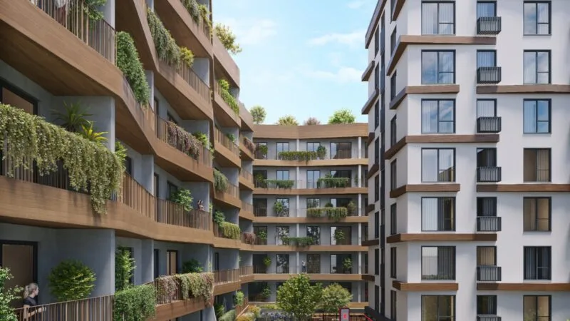 Practical apartments near the lake of Kucukcekmece