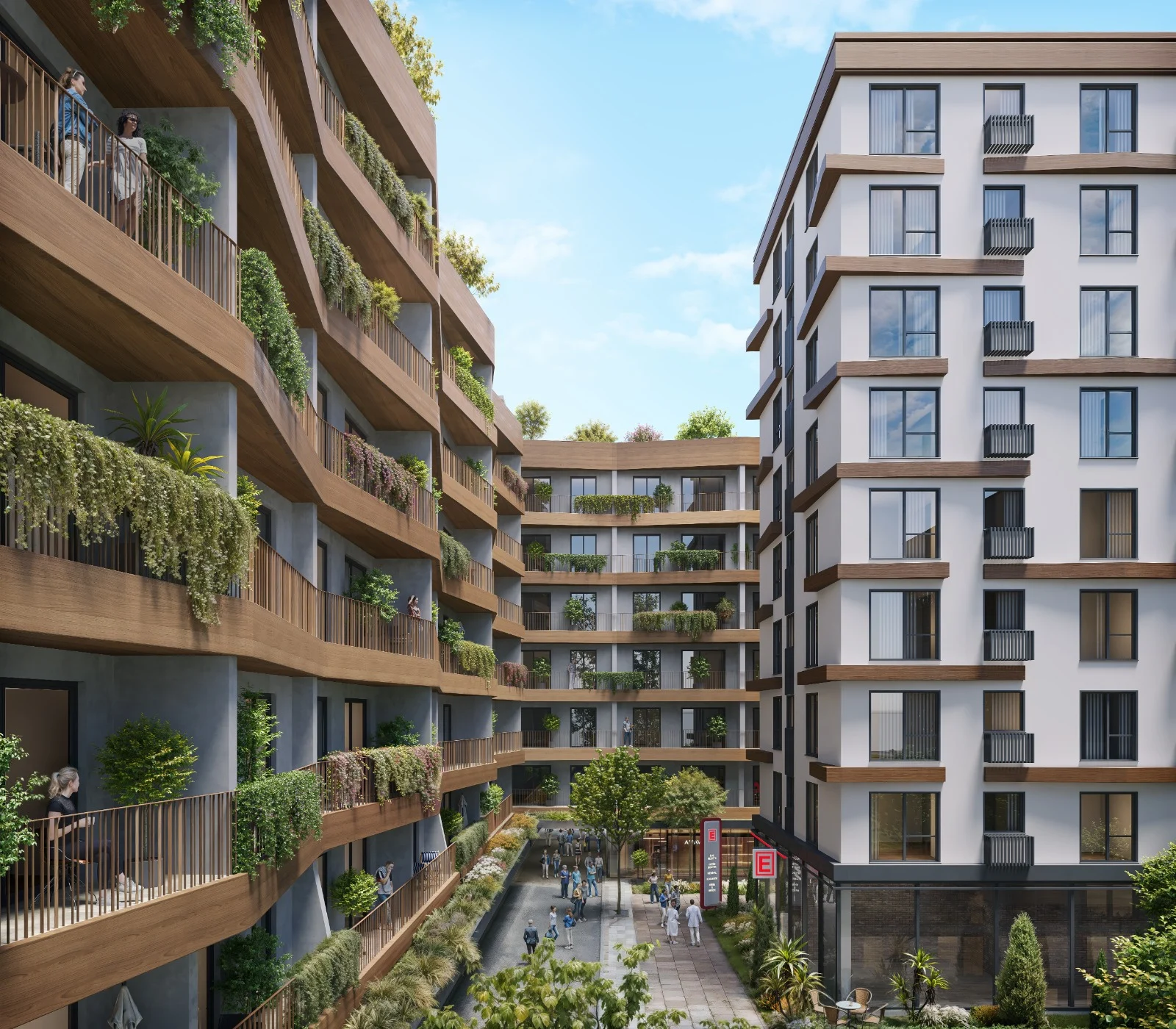 Practical apartments near the lake of Kucukcekmece