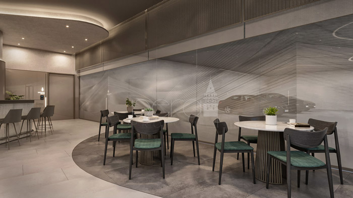 A rare residence in middle class Florya