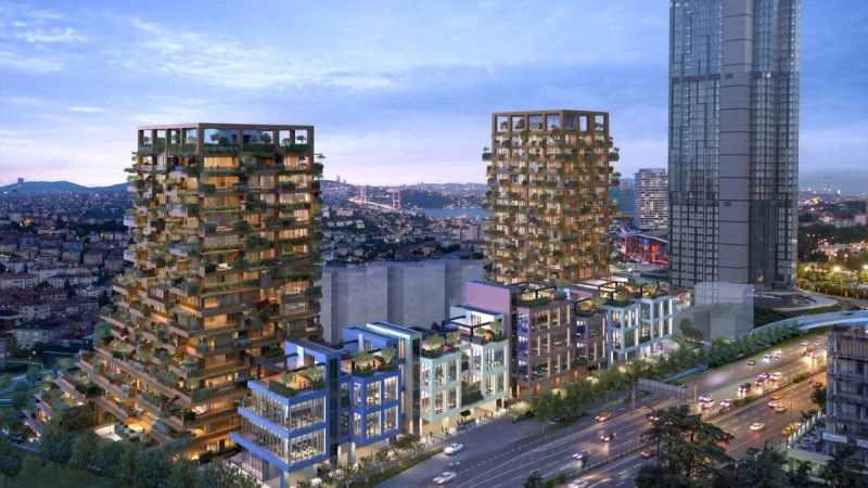 Mixed-Use Residential Towers in Etiler