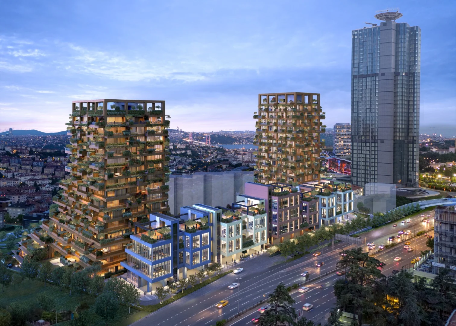 Mixed-Use Residential Towers in Etiler