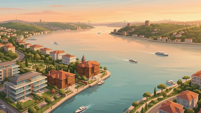 Blick auf den Bosporus