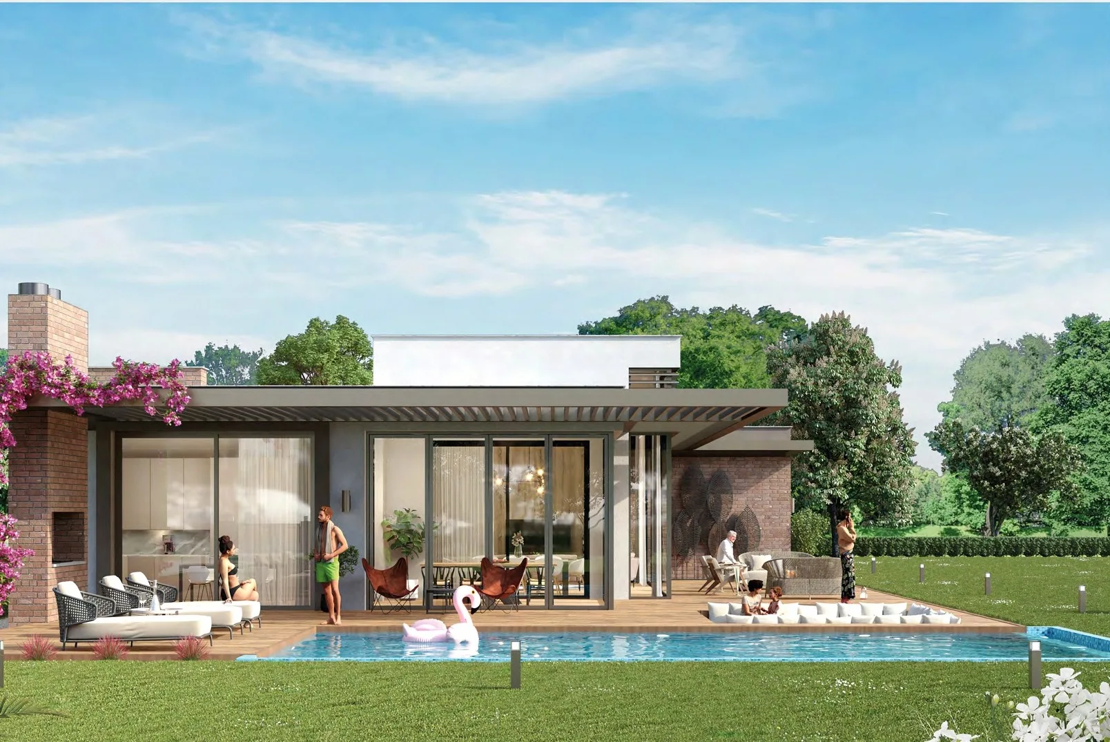 Modern Private Villas with Gardens in Istanbul