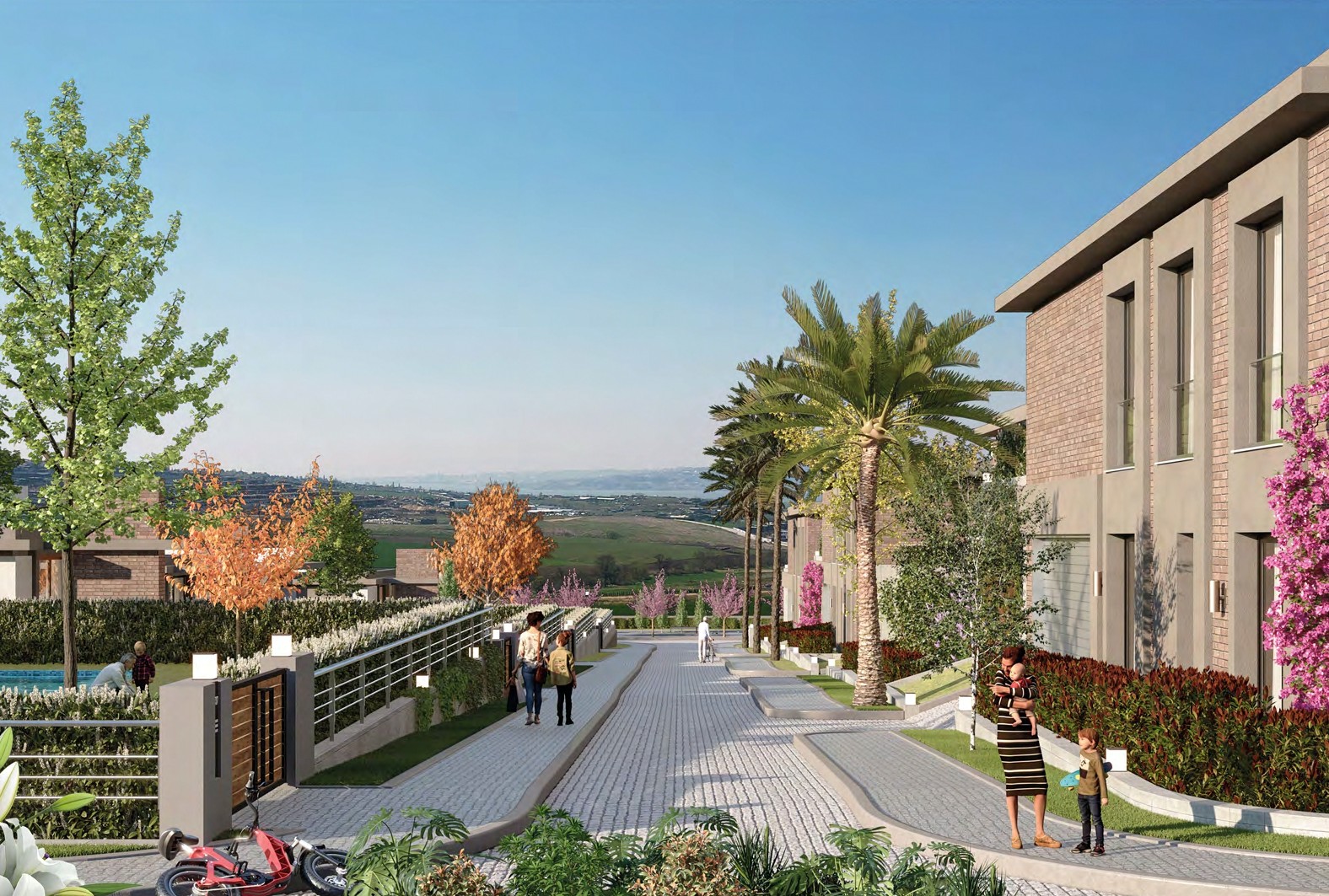 Modern Private Villas with Gardens in Istanbul