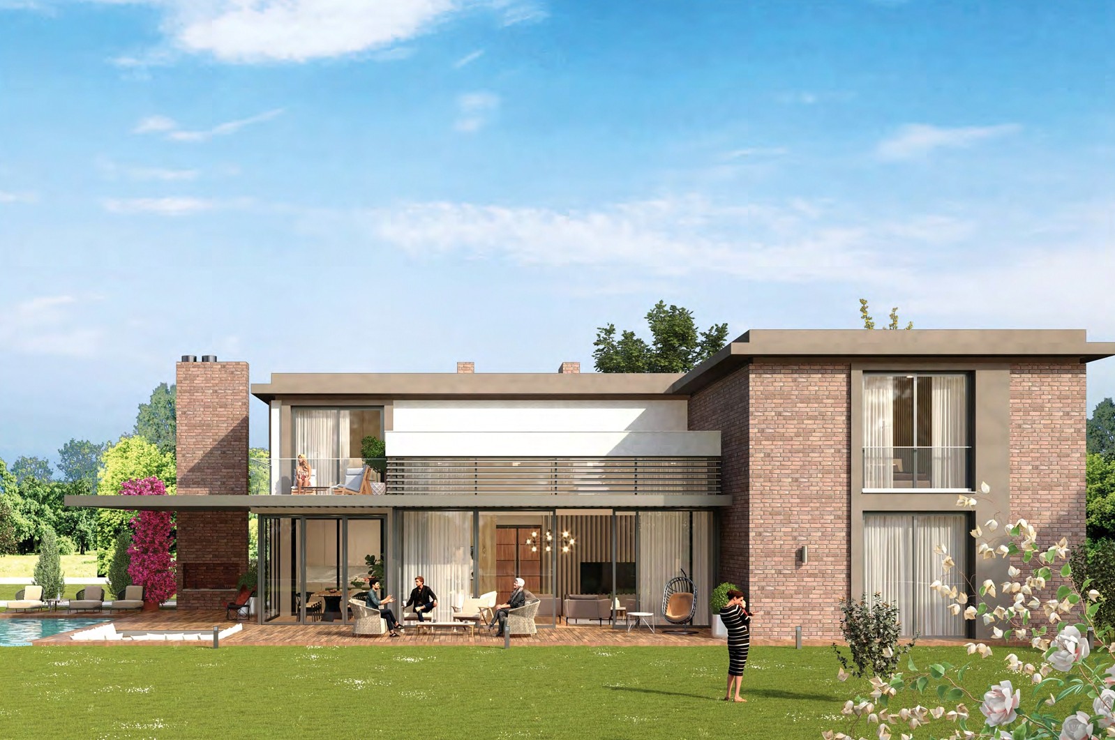 Modern Private Villas with Gardens in Istanbul